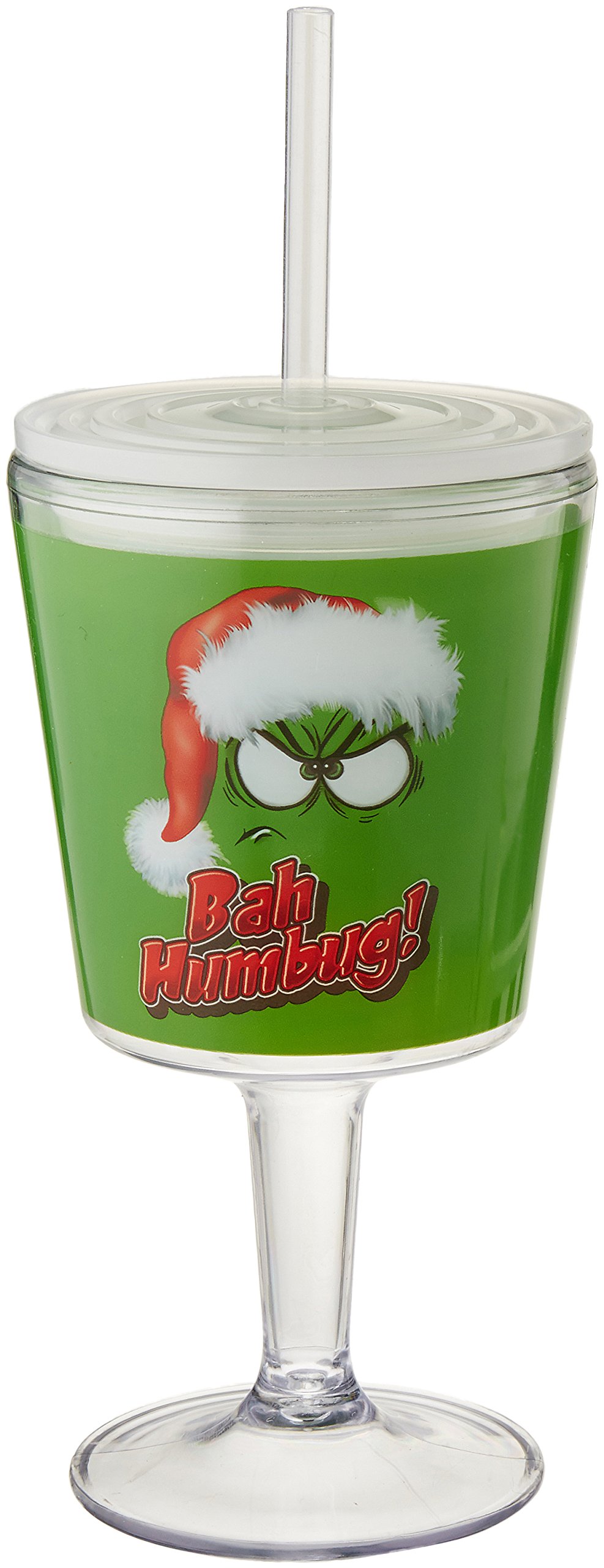 Spoontiques Bah Humbug Goblet, Green