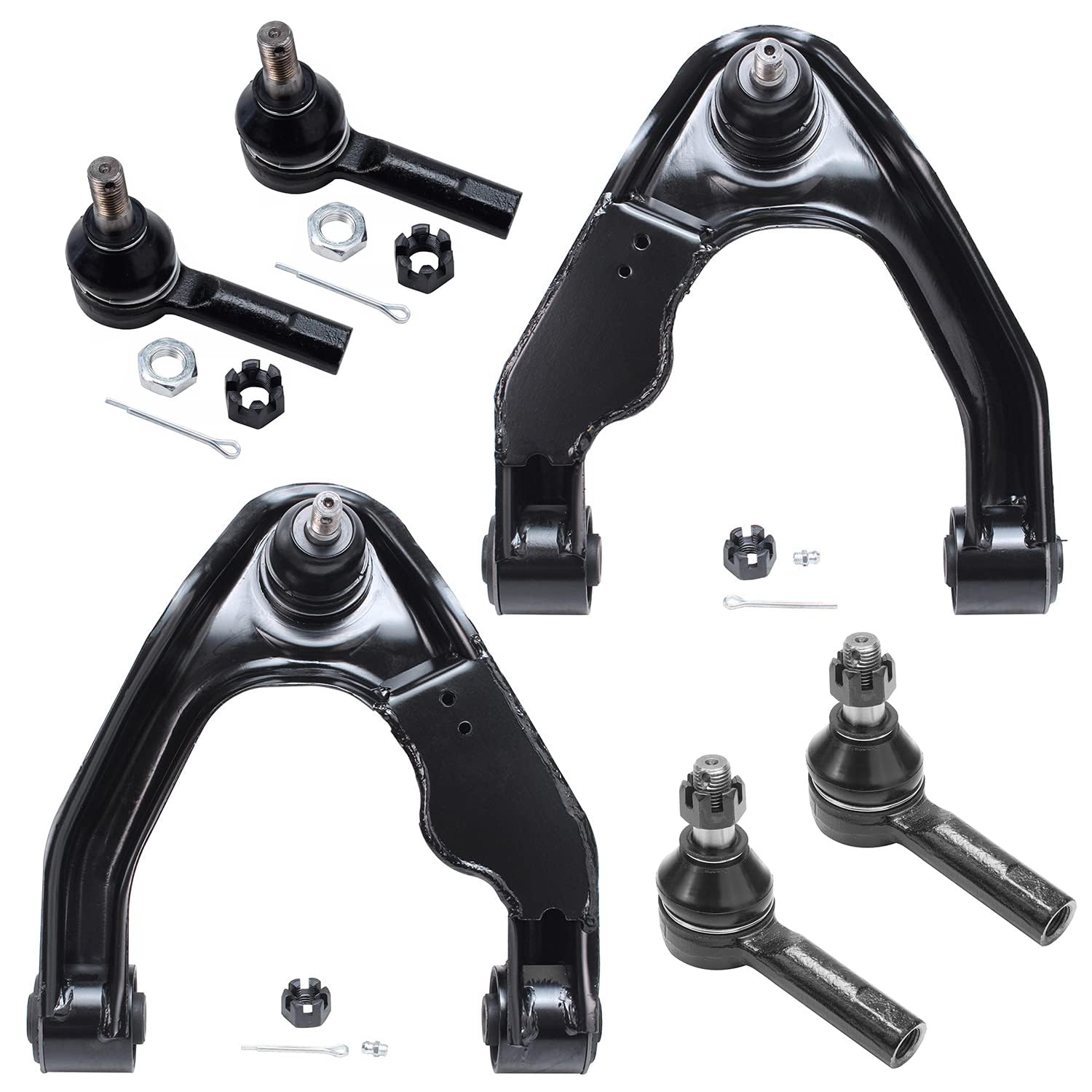 Detroit Axle - 6pc Front End Control Arms Kit for 00-04 Nissan Xterra