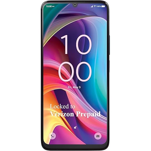 Verizon Prepaid Alcatel T513 5G Smartphone, 64GB, 6.75" HD+ Display, 13MP Dual Camera, 5010mAh Long-Lasting Battery, Android - Locked to Verizon - Space Gray (NOT Compatible with VERIZON Post Paid)