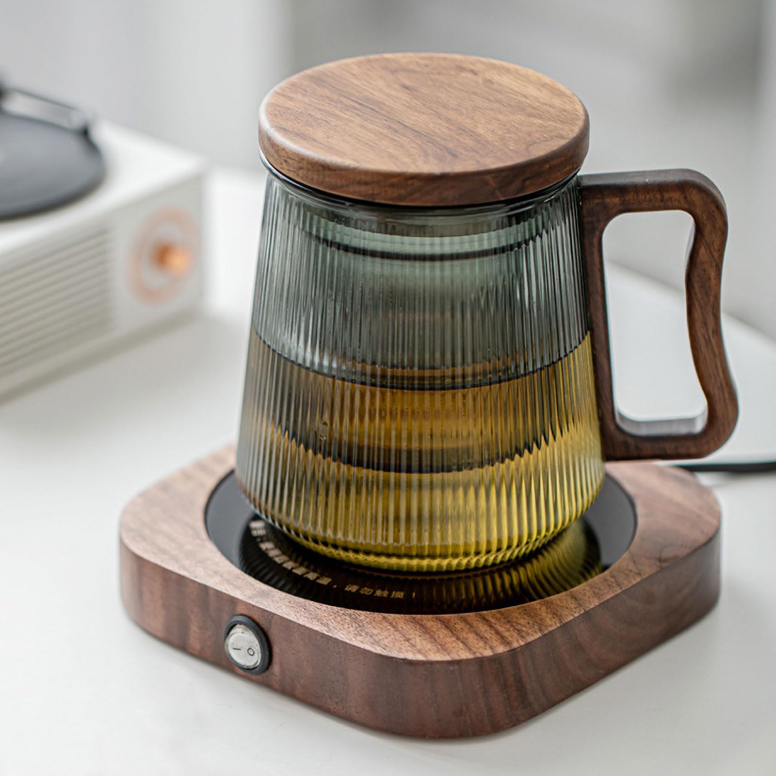 Calentador de tazas de café, calentador de tazas para computadora, calentador de tazas de café electrónico para computadora, calentador de tazas de café inteligente para computadora, calentador de