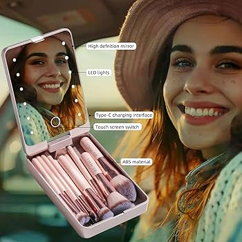 BS-MALL Travel Makeup Brush Set Foundation Powder Concealers Eye