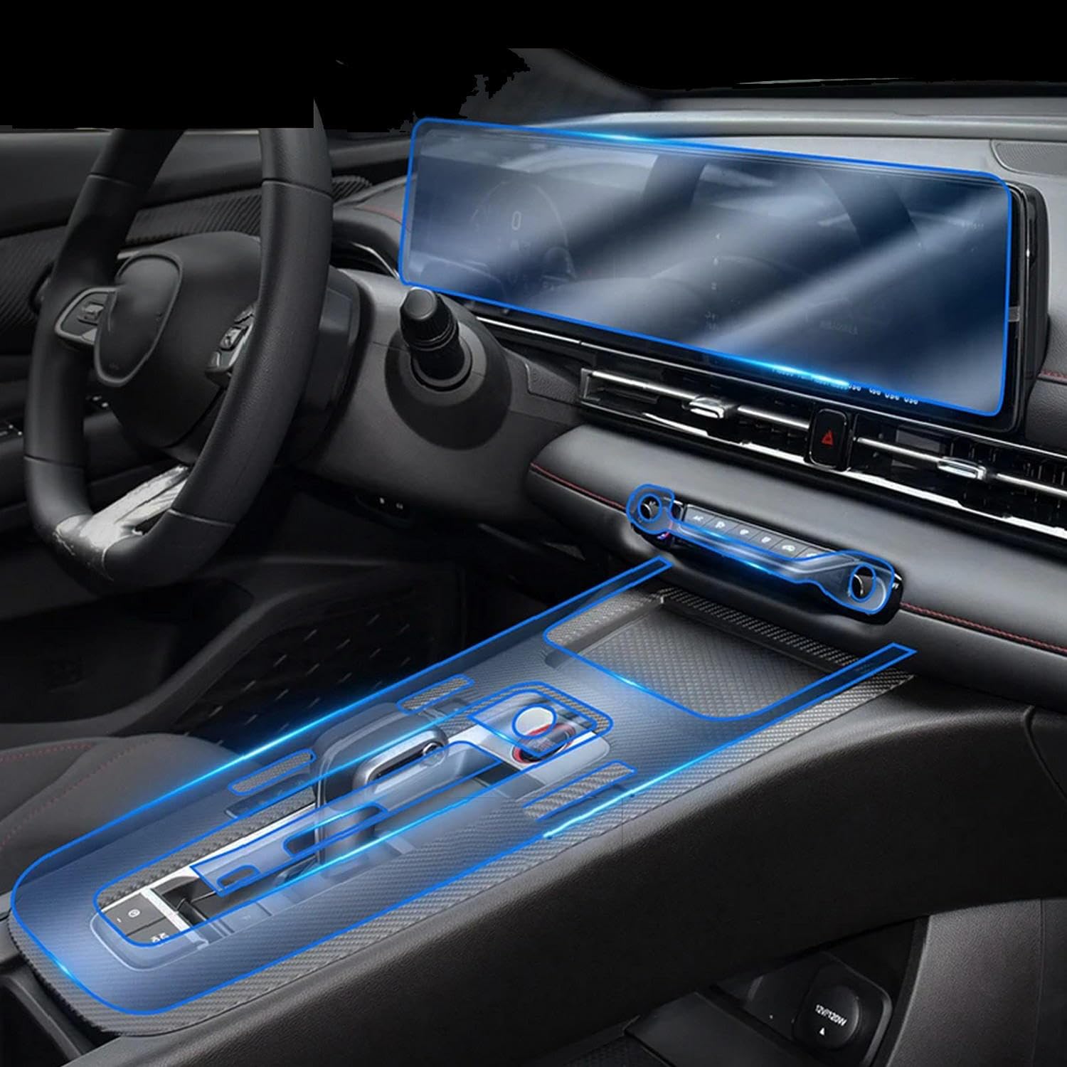 Film de protection TPU intérieur de voiture haut de gamme pour GAC Trumpchi EMPOW 2021-2023