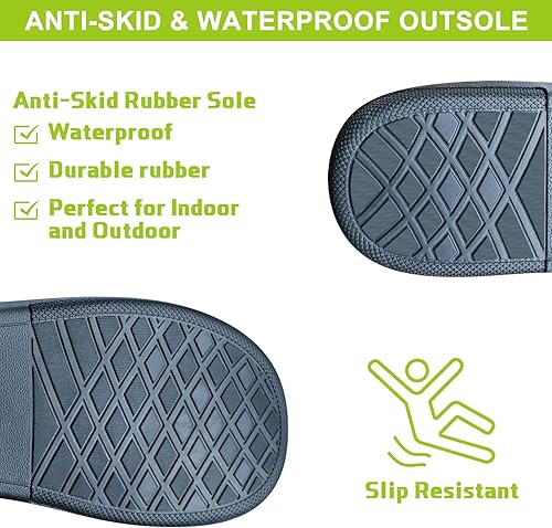 Vista 11 de RTDEP Foot Warmer, Electric Foot Warmer with 5000mAh Battery, Heated Slippers Women Men, Heated Foot Warmer with Smart Dual Independent Switch Negro