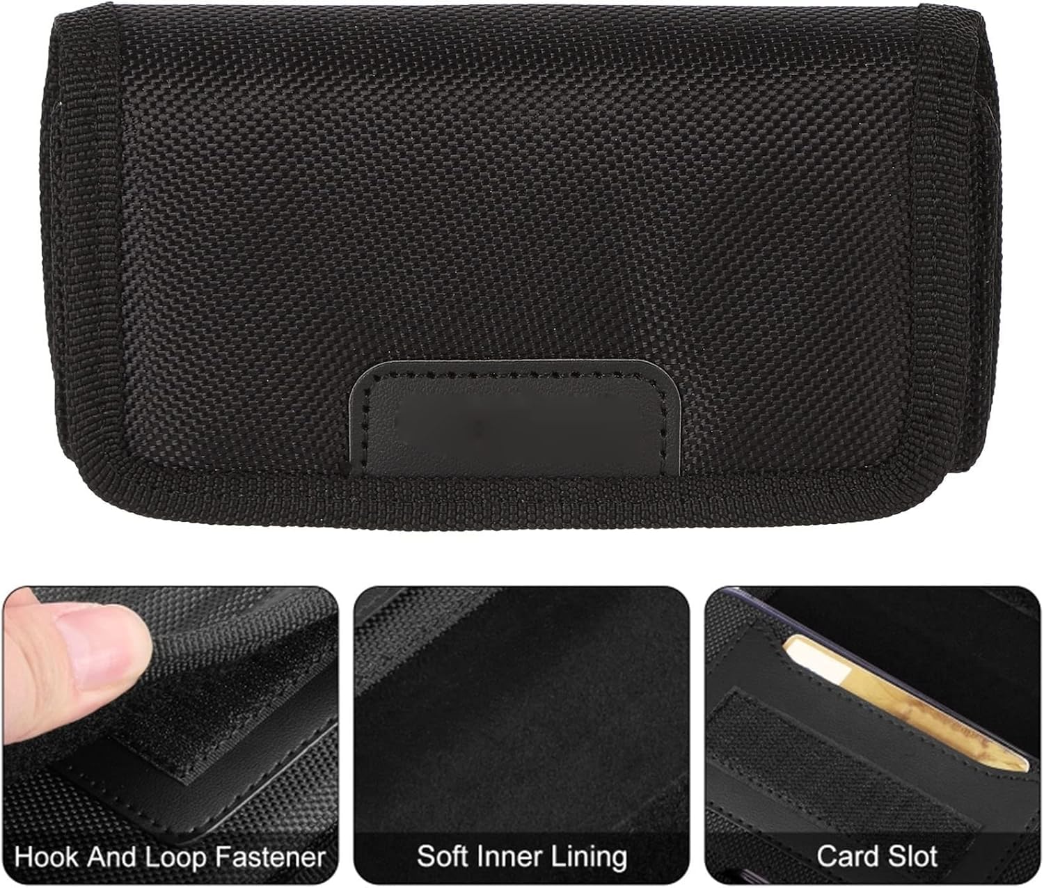 Phone Holster for Men (Black, XXL) — Amazon image 3