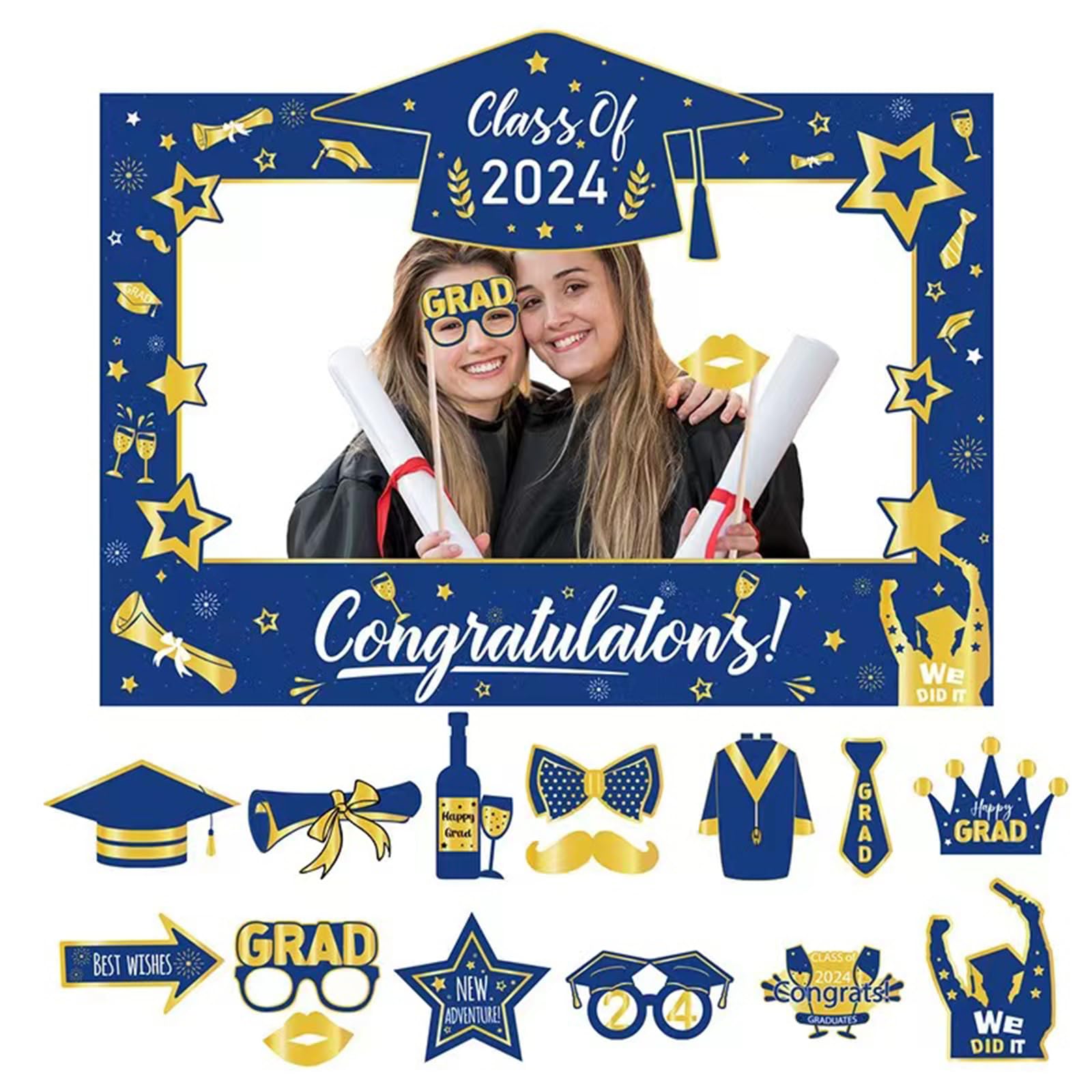 Amazon.co.jp: 2024年卒業式デコレーションクラス、卒業フォトブース