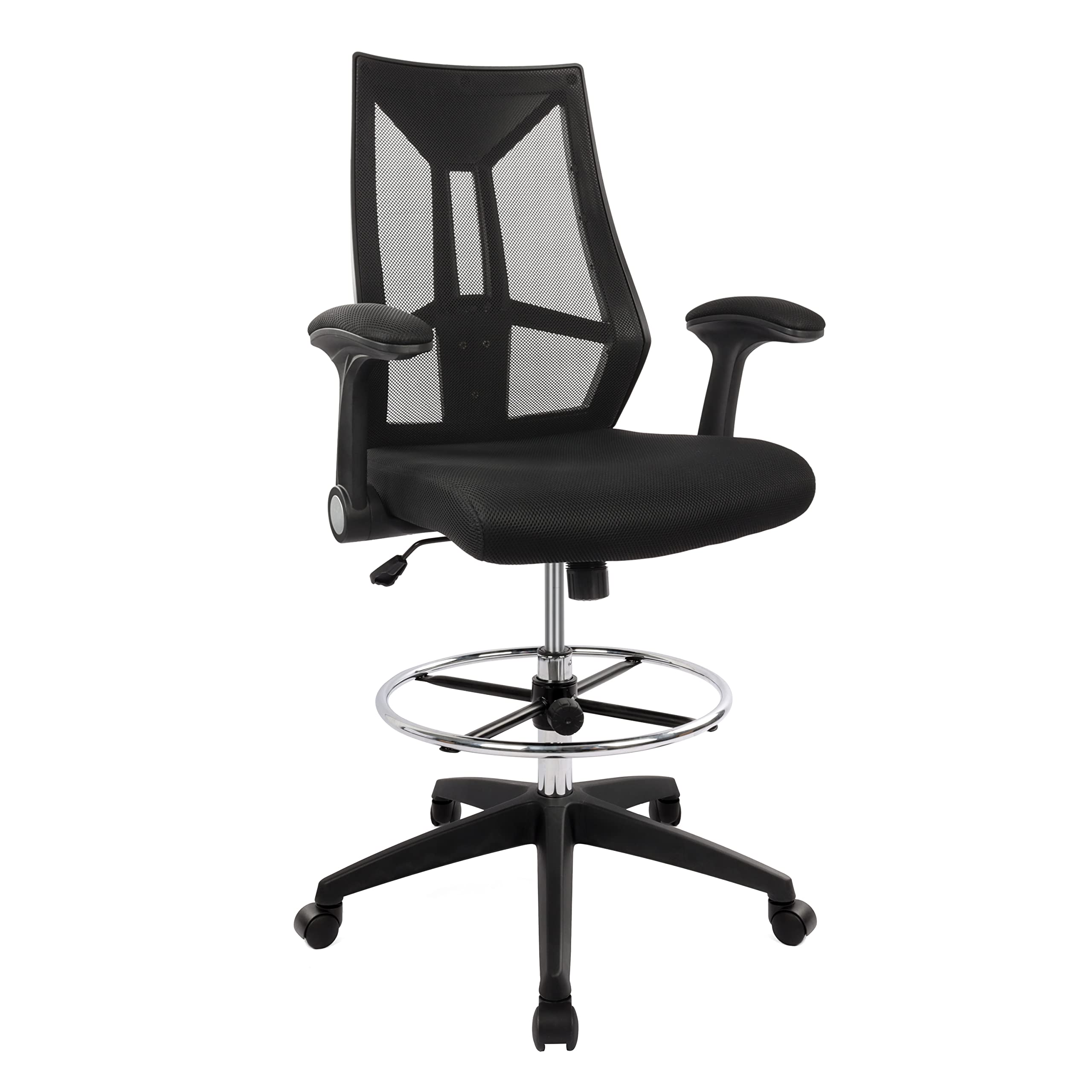 Buy Drafting Chair, Ergonomic High Back Tall Office Chair, Standing
