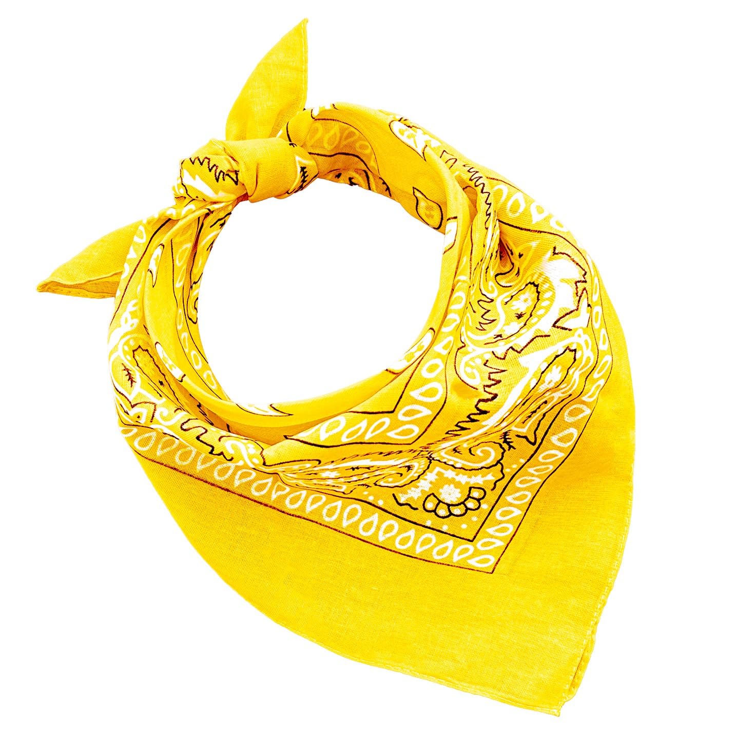 JOPHY & CO. 100% algodón BANDANA SET 3/5/10 para Mujeres Hombres Niños Unisex Único y/o Paisley Pattern COD. A644 — view 33