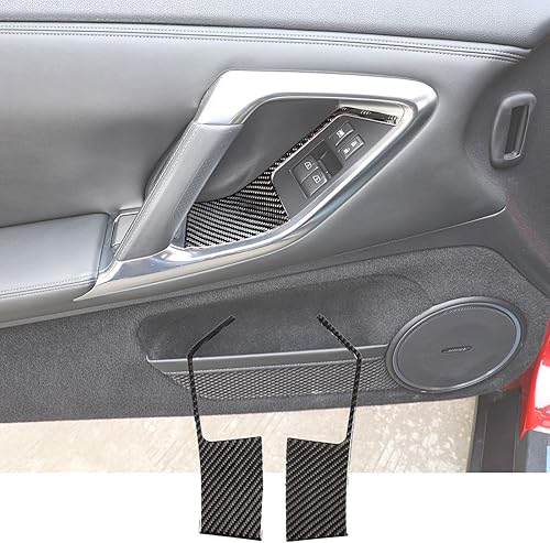 Calcomanía de fibra de carbono para automóvil, botón de elevación de ventana, panel de interruptor, calcomanía para Nissan GTR R35 de 2008 a 2016