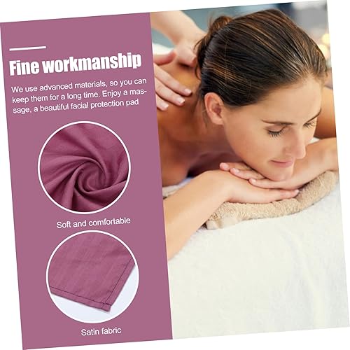 Miniatura 2 de Beavorty Toalla de mesa de masaje, almohadilla facial de masaje, cubierta de descanso facial de masaje, cubierta de almohada facial de spa, cubierta