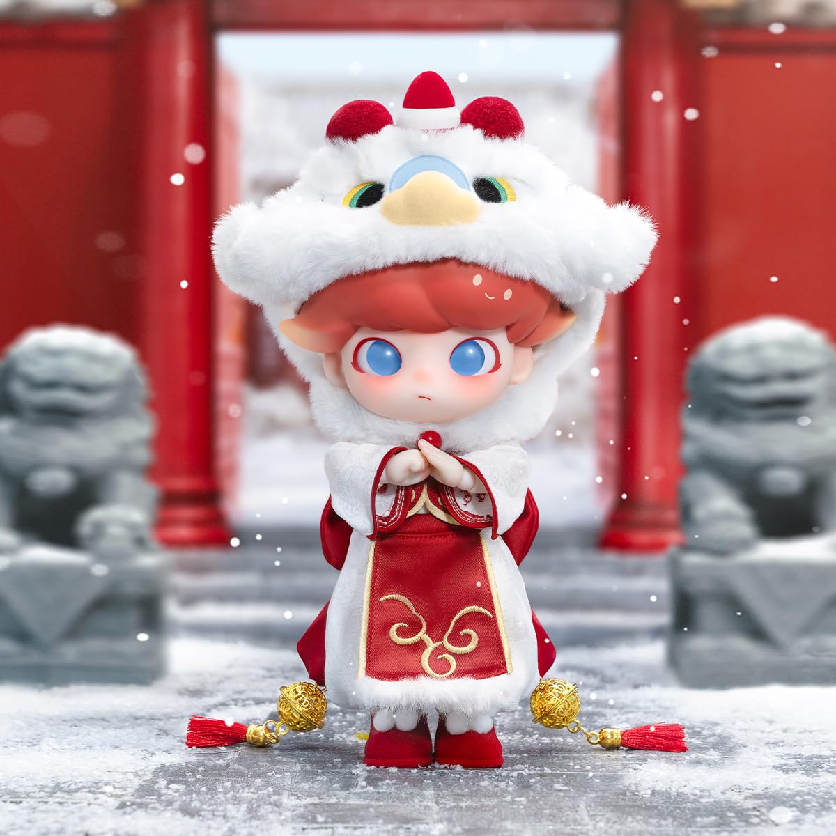 POP MART DIMOO Auspicious Lion 1/8 Action Figure, Action Figures