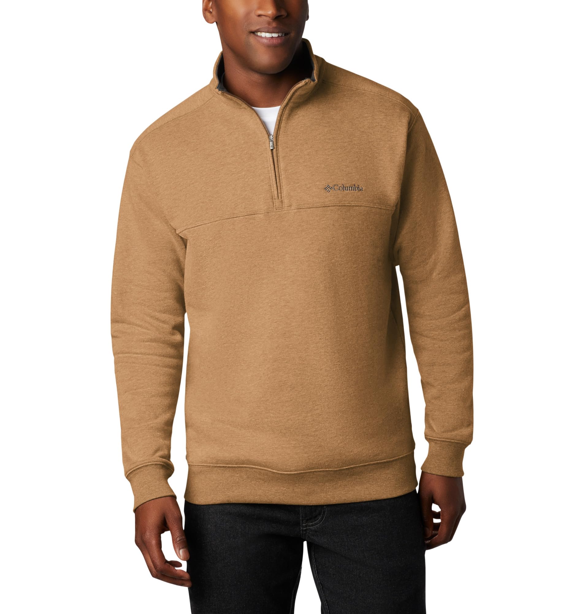 Columbia Meia zíper masculina Hart Mountain II, Delta Heather, P
