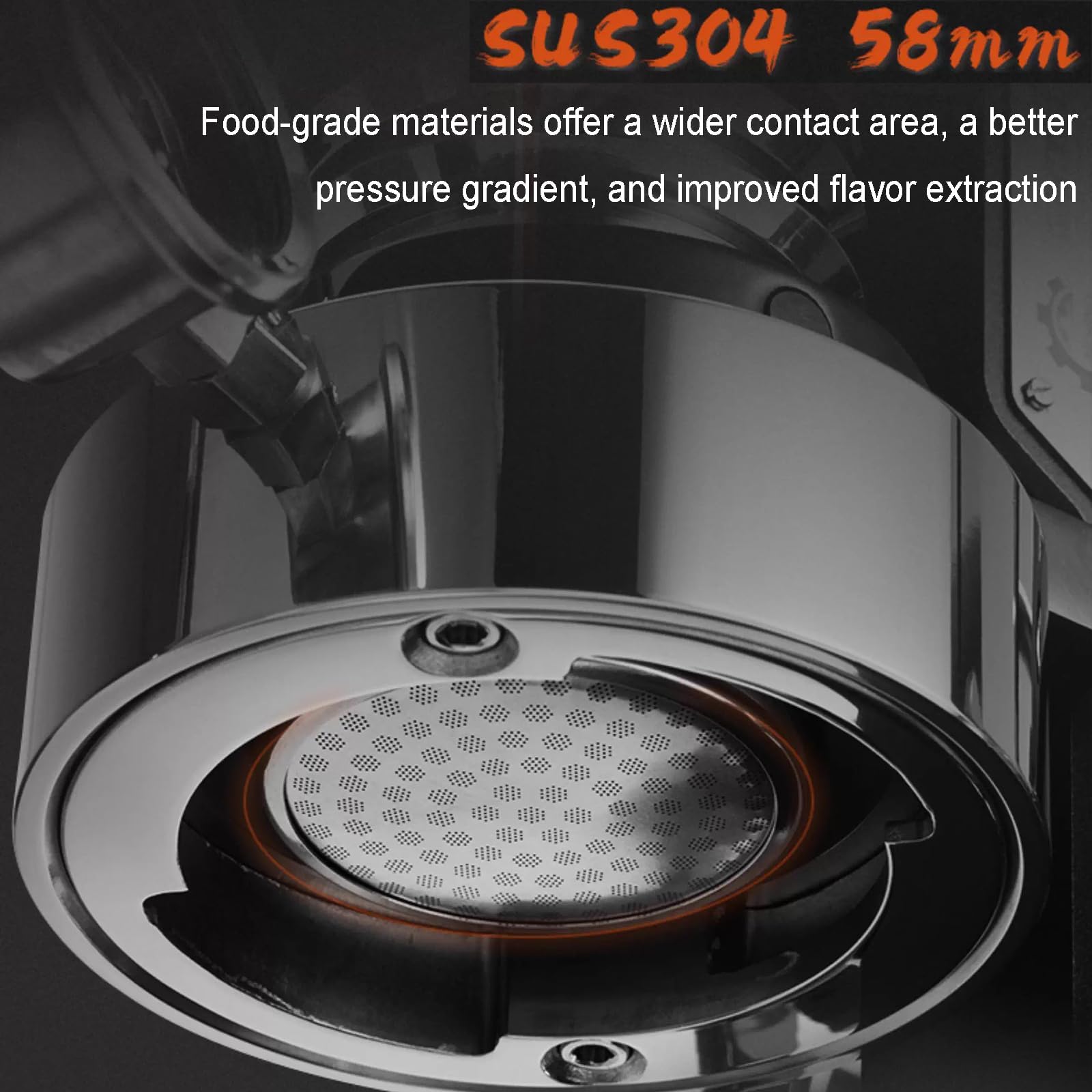 Macchina per caffè espresso a manovella con pressione e temperatura regolabili, 18 bar, per uso commerciale e domestico