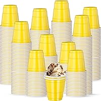 Vista 9 de 500 vasos de chupito de plástico naranja, vasos de chupito de Acción de Gracias, desechables de 2 onzas, vasos de chupito naranja para beber