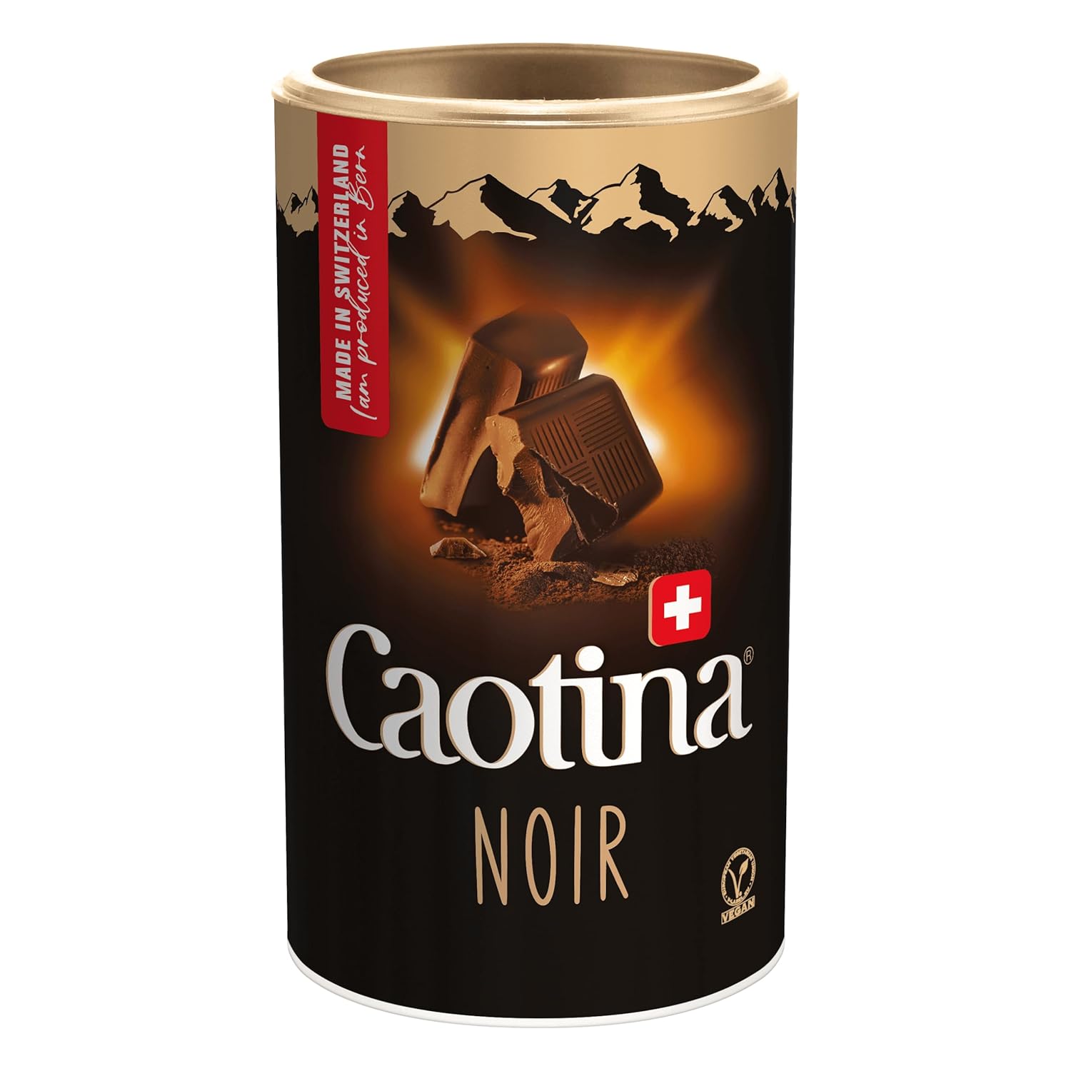 Caotina Noir dunkle Trinkschokolade - Kakao-Pulver für heiße Schokolade ... Caotina Noir dunkle Trinkschokolade - Kakao-Pulver für heiße Schokolade ...