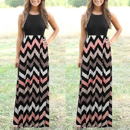 Miniatura 2 de Vestidos de verano para mujer, vestidos de cóctel para mujer, vestido de playa, casual, holgado, con vuelo, vestido de fiesta, maxi vestido