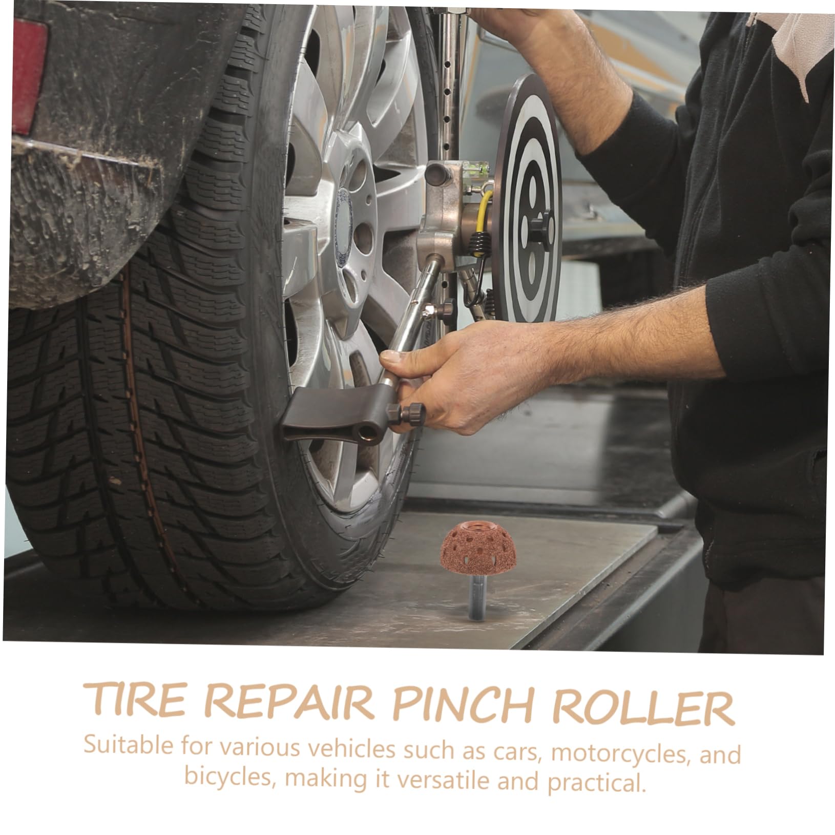 ULTECHNOVO 4sätze Car Tire Repair Tool Mit Druckrollen Und Schleifkopf Vielseitig Einsetzbar Für Motorräder Und Fahrräder Integriertes Design Für Effiziente Reparaturen Präzise Politur