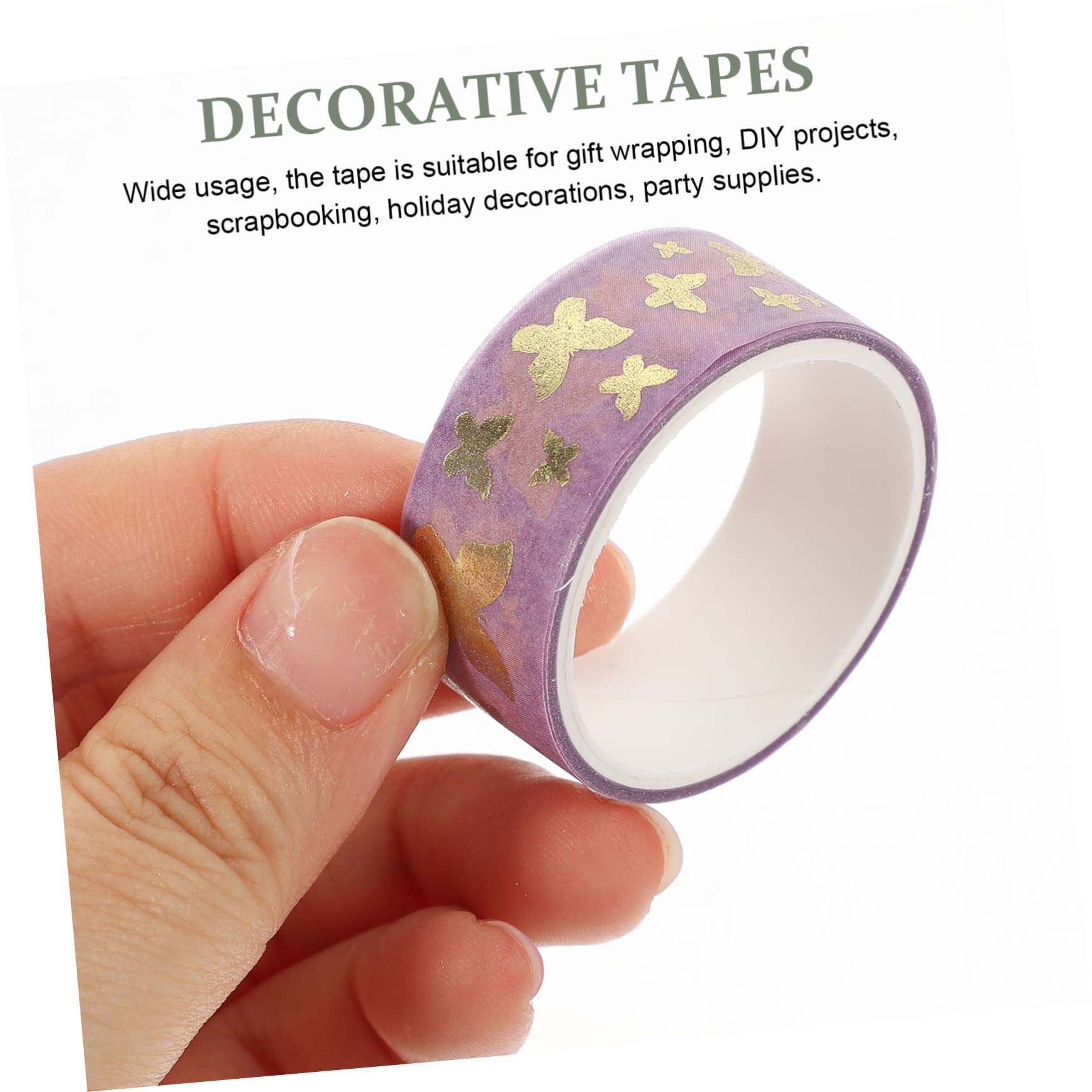 STOBOK 36pezzi Nastro Adesivo Washi Decorativo Per Fai Da Te Scrapbooking e Decorazioni Festive Roll Adatto Per Regali e Progetti Creativi