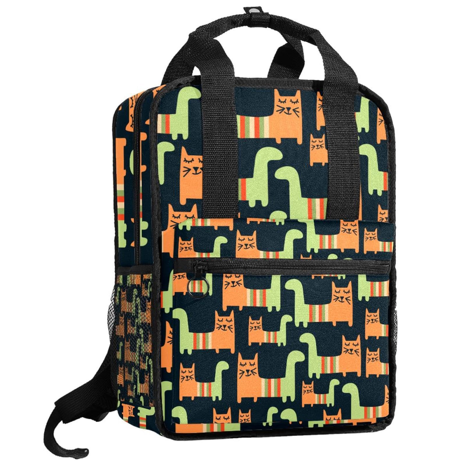 Sac à dos pour garçons motif chats mignons 35cm multicolore - 8