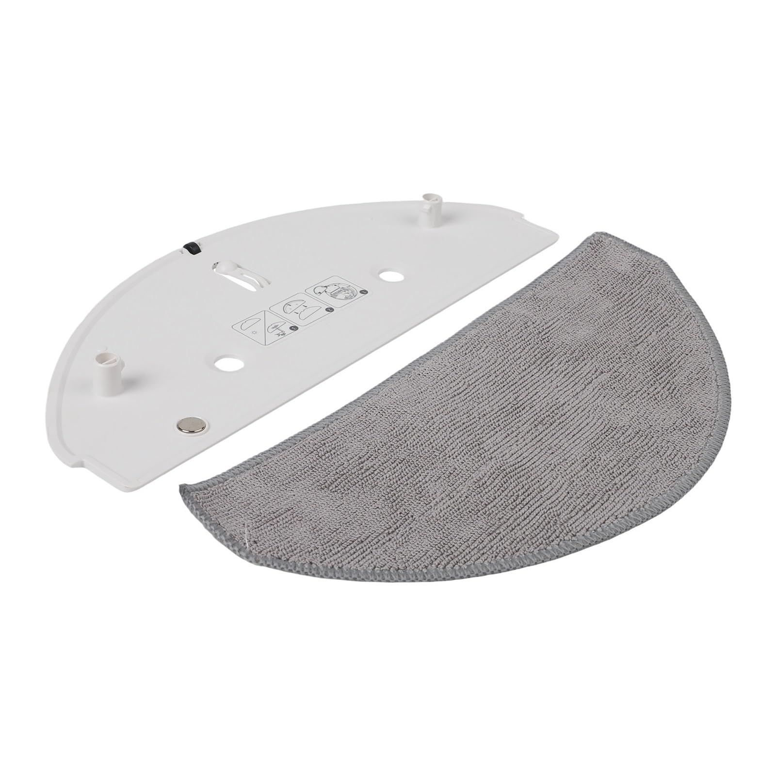 EEZII Mop Holder with Microfiber Cloth, Roomba Compatible, RVG Y1/Y0112/Y0140/Y0110 Robot Vacuum Cleaner Parts Accessory Kit