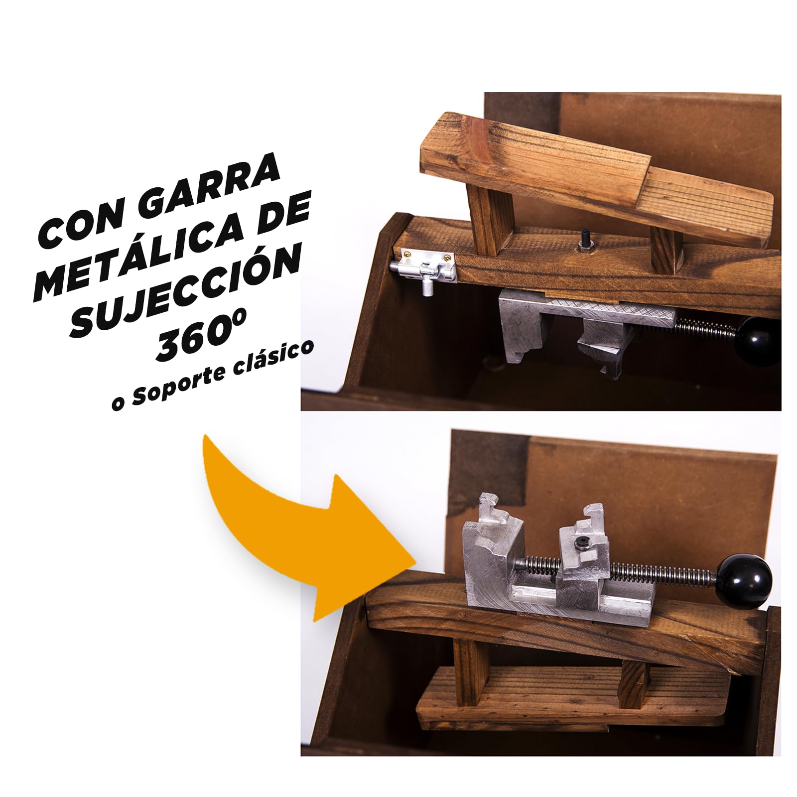 ORIGINAL BOX, Limpieza de Zapatillas, Limpia Zapatos, Kit Limpieza Zapatillas, Incluye Garra Metálica de Sujección 360° Hormas Hombre Hormas Mujer Pastillas Cepillo Bayeta Cremas