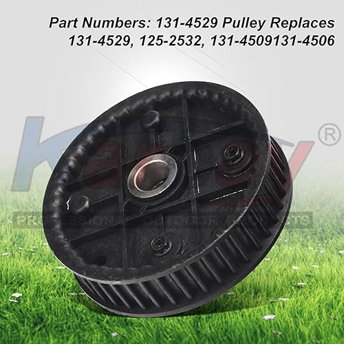 Miniatura 7 de Kit de polea 131-4529 con correa 120-3335 y piñón 121-9100 para Toro 30" Time Master para Exmark Commercial 30" Walk-Behind ECS180CKA30000,