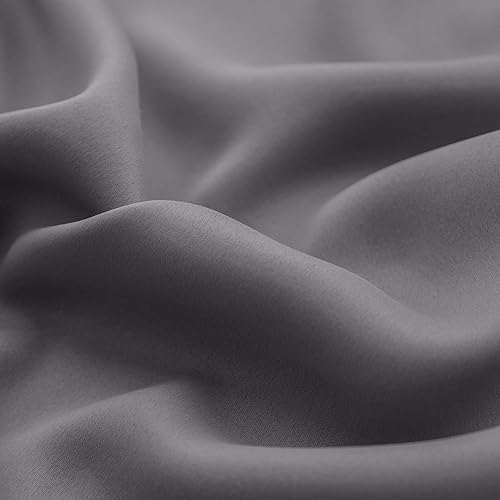 Miniatura 5 de Mrs.Naturall Cortinas de cenefa gris para ventanas de 36 x 16 pulgadas de largo