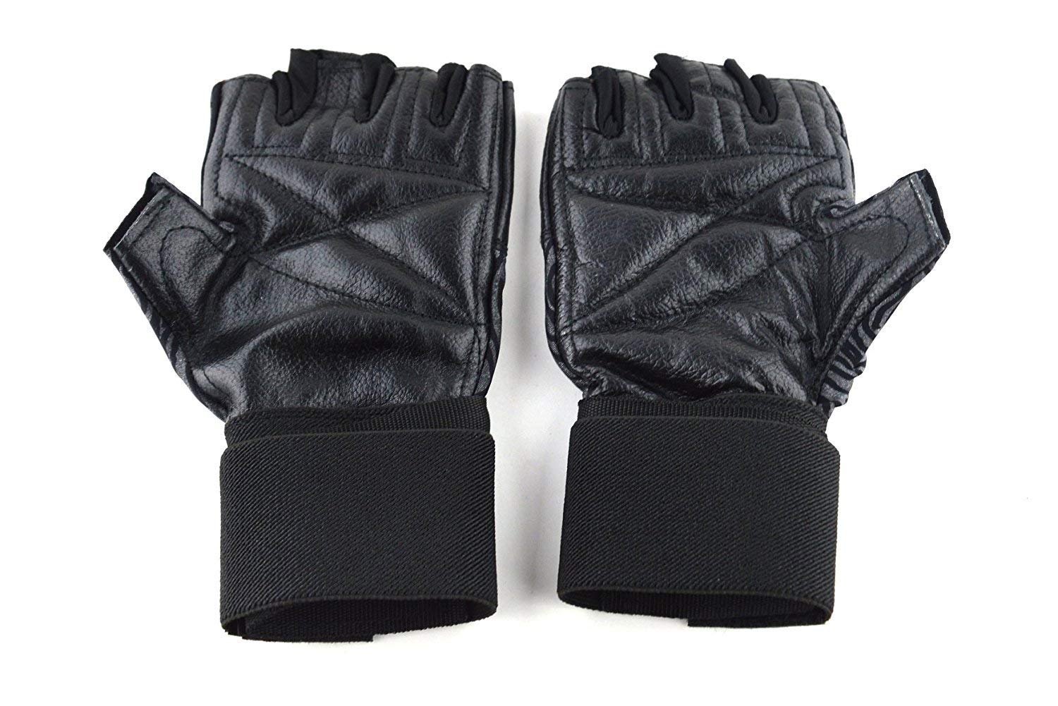 Shomex Finger Cut Gym Gloves - Black, Universal Size for Superior Grip and Comfort During Workouts-image-6