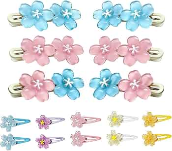 Amazon | 桜 アクセサリー 桜 髪飾り ヘアクリップ 花 16個セット
