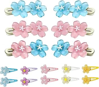 Amazon | 桜 アクセサリー 桜 髪飾り ヘアクリップ 花 16個セット