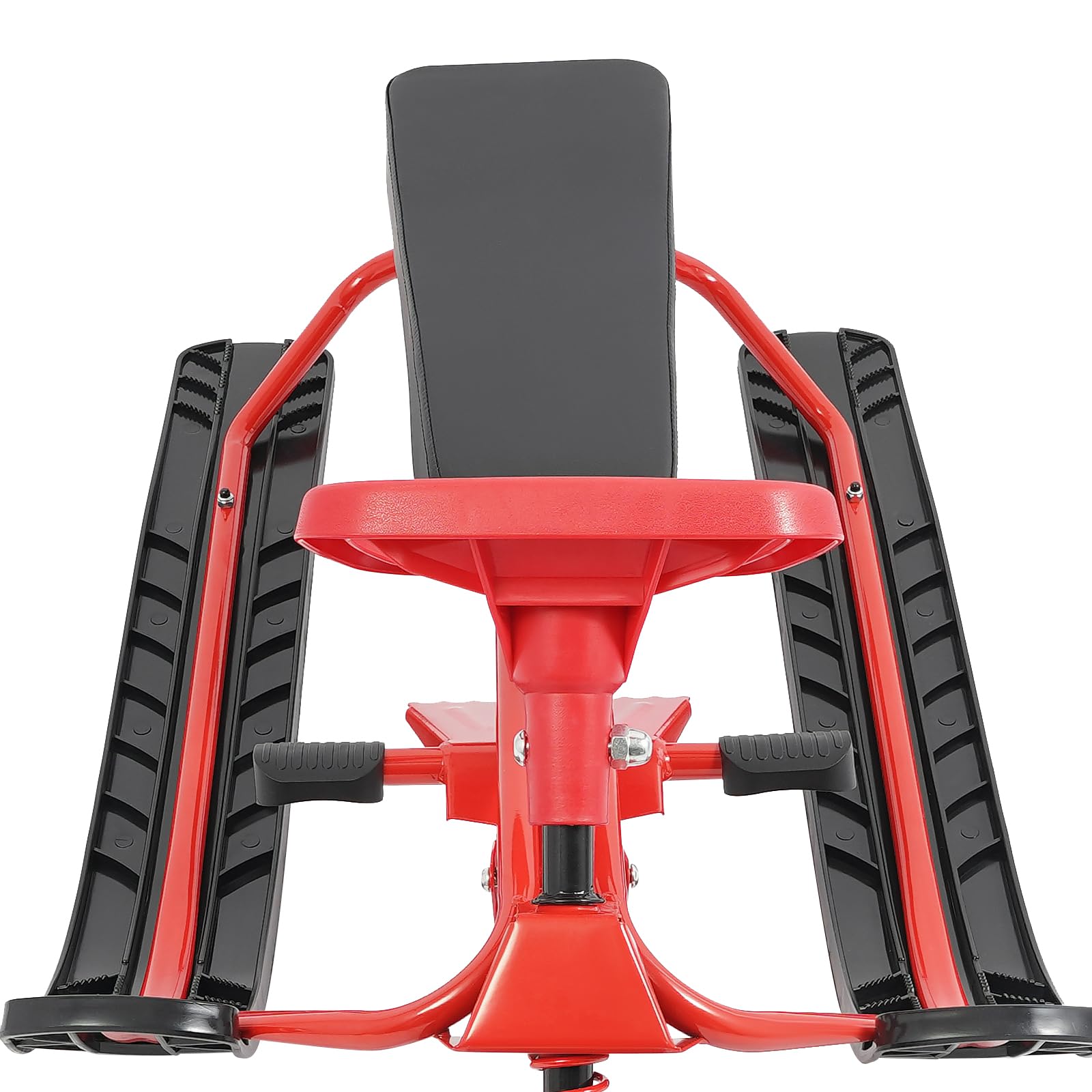 Slittino da sci con freni, volante, slitta da neve, slitta da corsa per bambini e adulti, per bambini dai 5 anni in su, max. 100 kg, 50 x 120 x 38 cm