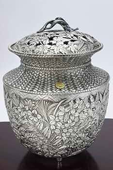 AC11優信作 香炉 松竹梅 三足香炉 菊家紋 天皇両陛下ダイアモンド婚式 AC11優信作 香炉 松竹梅 三足香炉 菊家紋 天皇両陛下ダイアモンド婚