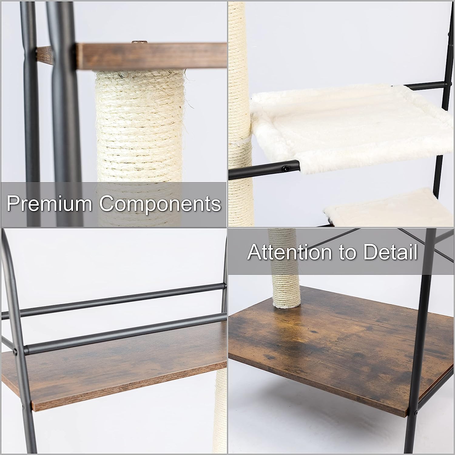 PetFusion VersiCLimb Cat Climber MultiPurpose Pet Furniture w/Tall