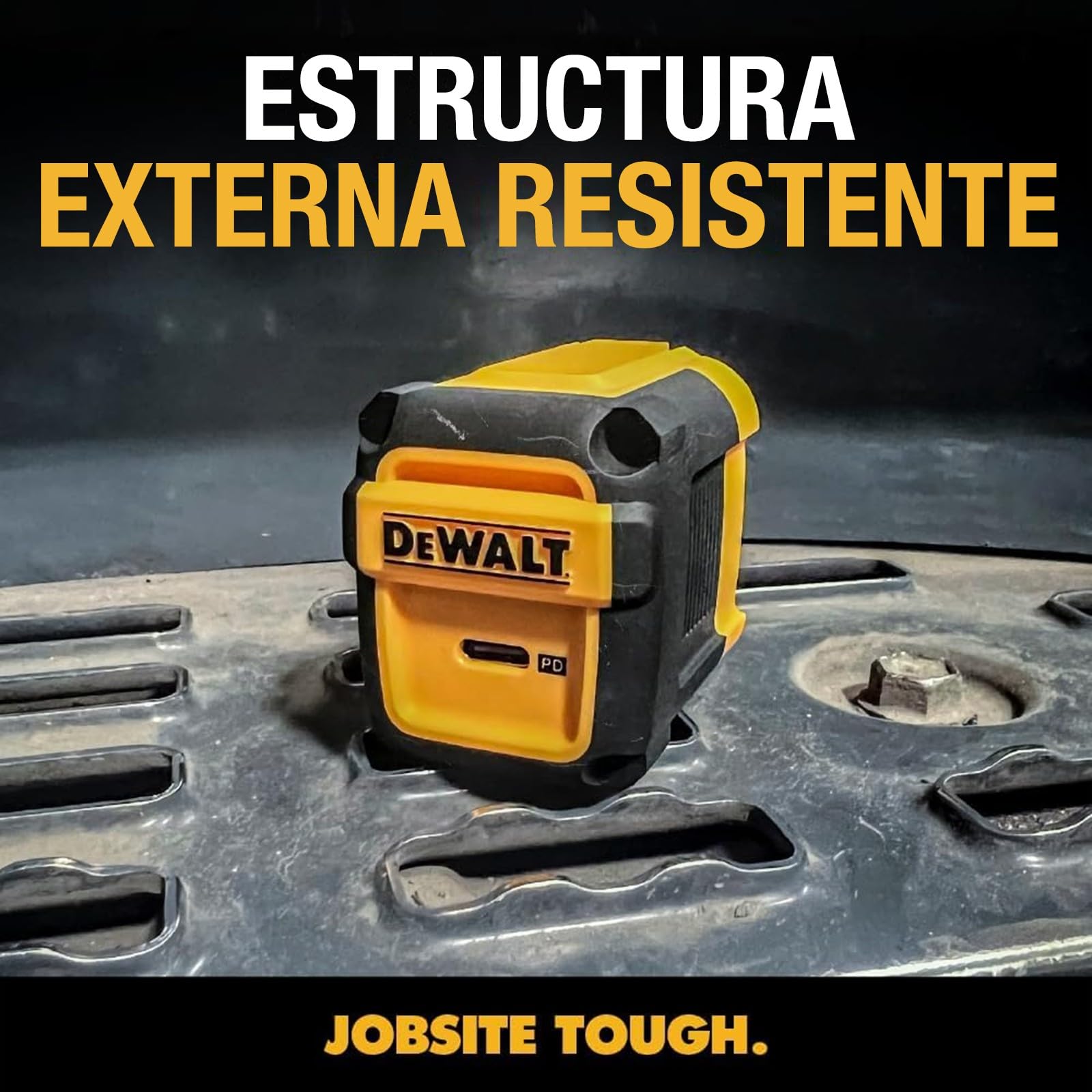 DEWALT Cargador USB-C 30W PD de Pared, Cargador Rápido Tipo C, Enchufe EU, Carga Rápida Power Delivery, Compatible con iPhone 17/16/15/14/13/12 Pro MAX, iPad Pro