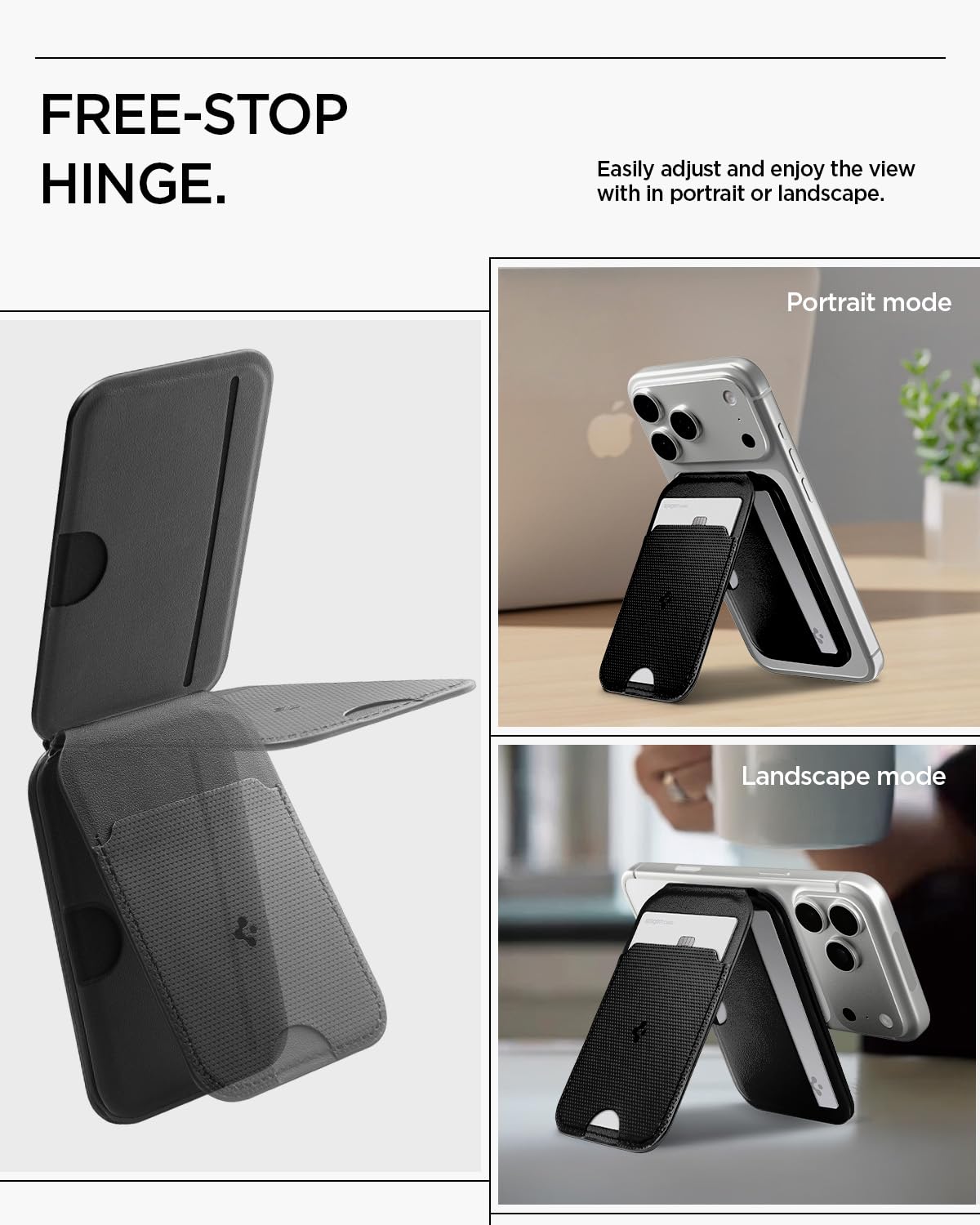 Spigen Slim Fold MagFit MagSafe Card Holder, Magnetic