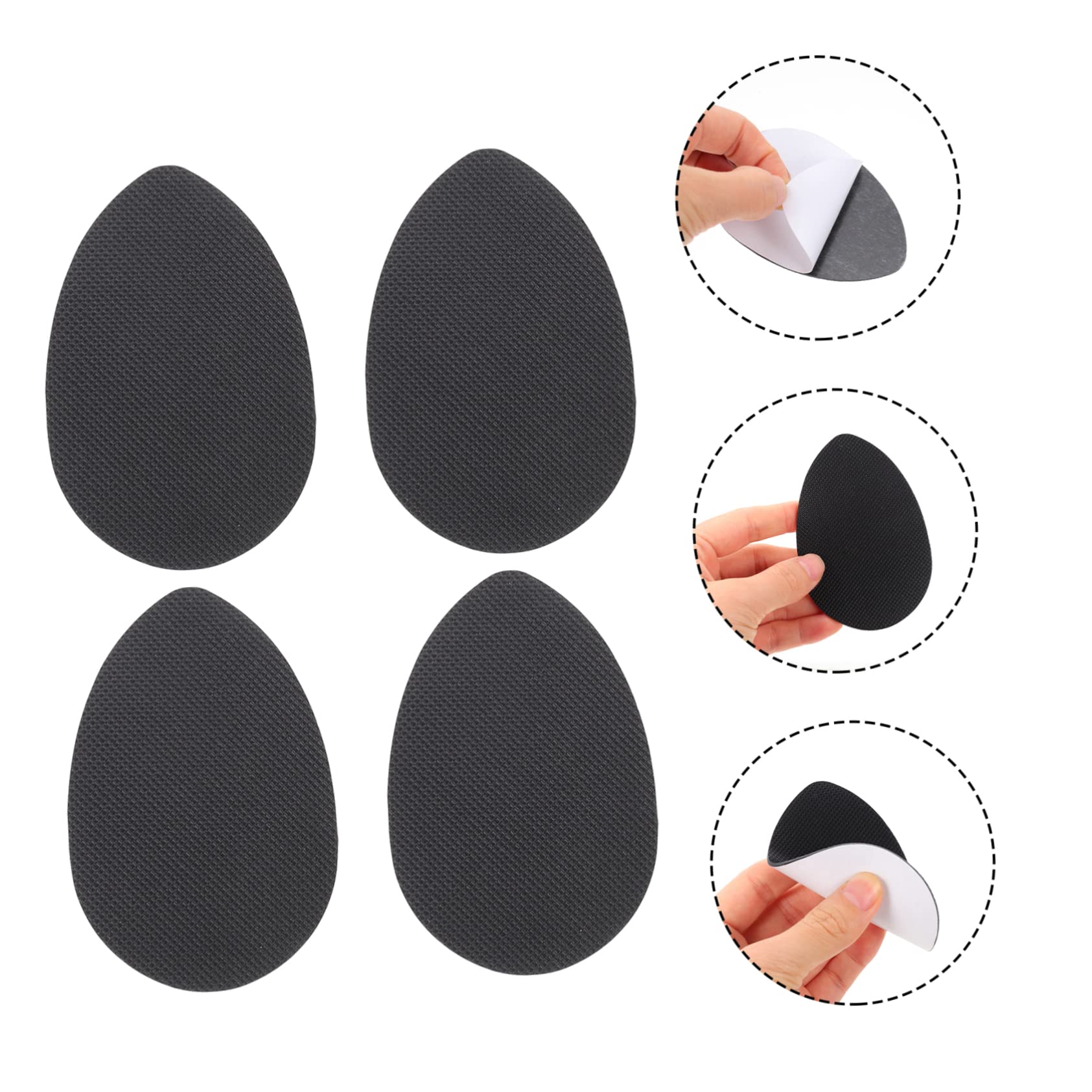 SOIMISS Adhesivos Antideslizantes Para Accesorio Para El Pie Anti-zapato Pegatinas Almohadillas Para Tacones Altos Almohadillas Para Los Pies De Zapato Gel De Sílice
