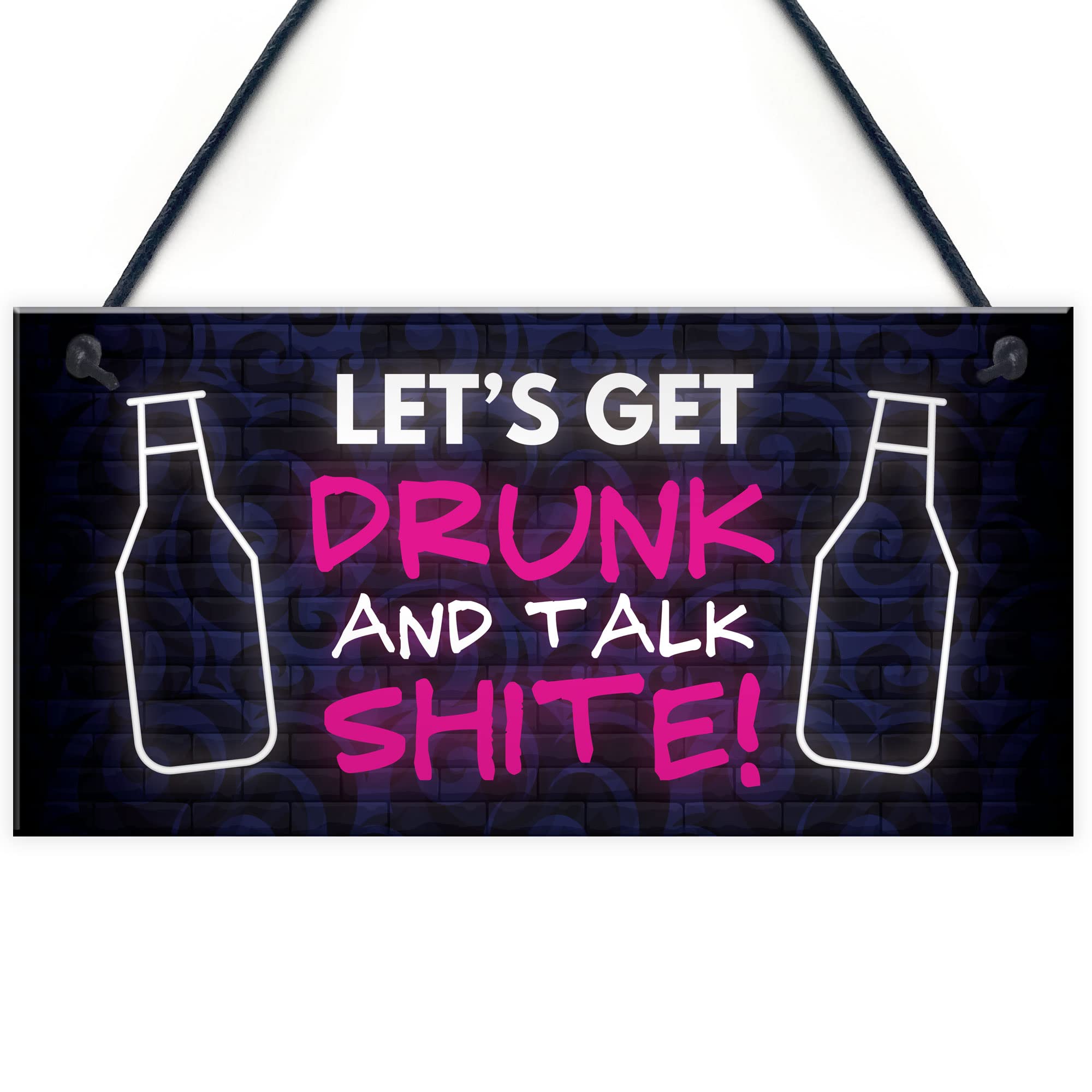 Red Ocean Funny Novelty Bar Signs And Plaques For Man Cave Garden or Home Bar Novelty Gift For Him Her Alcohol Signs