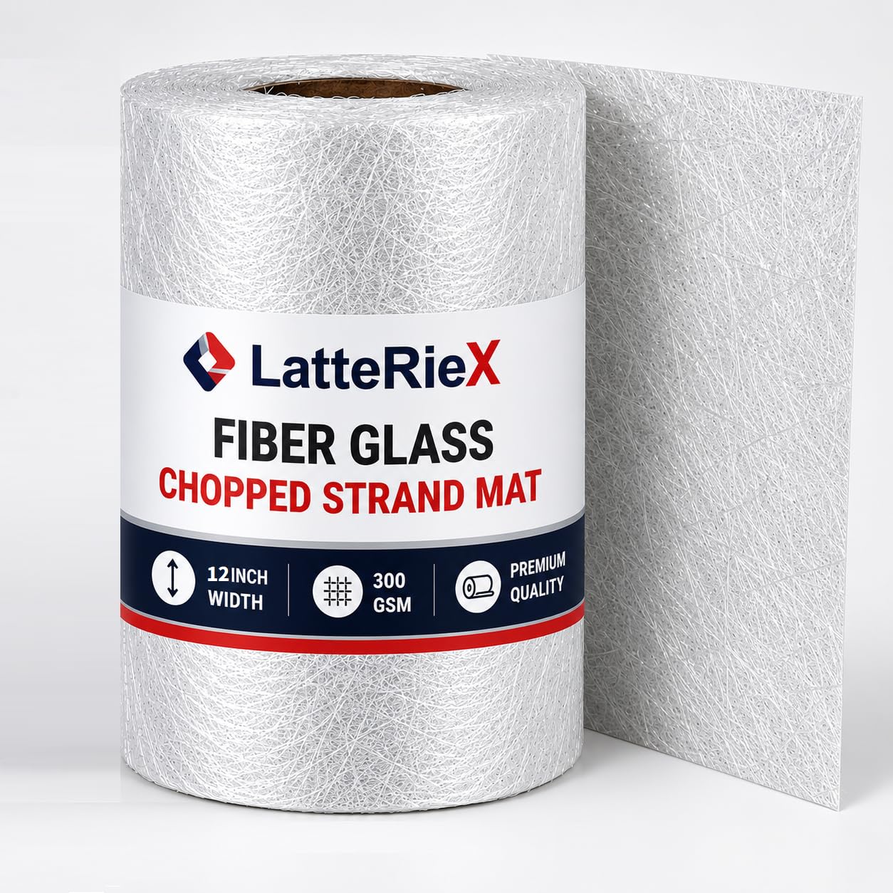 LatteRiex Fiber Glass Chopped Strand Mat 12 Inch x 300 GSM (10 Meter) Strong Repair for Structural Reinforcement Roof Boat/CAR/Truck/Vehicle Body Repair Kit/Crack, Resin and Epoxy Compatible-image-34