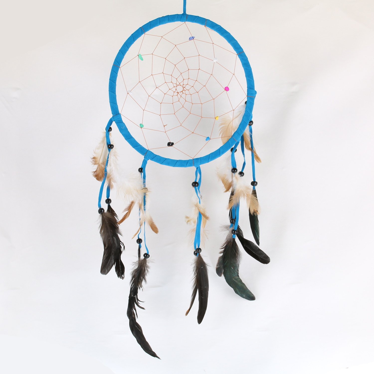 ART-CRAFT Traumfänger einfach Ø 22 cm türkis