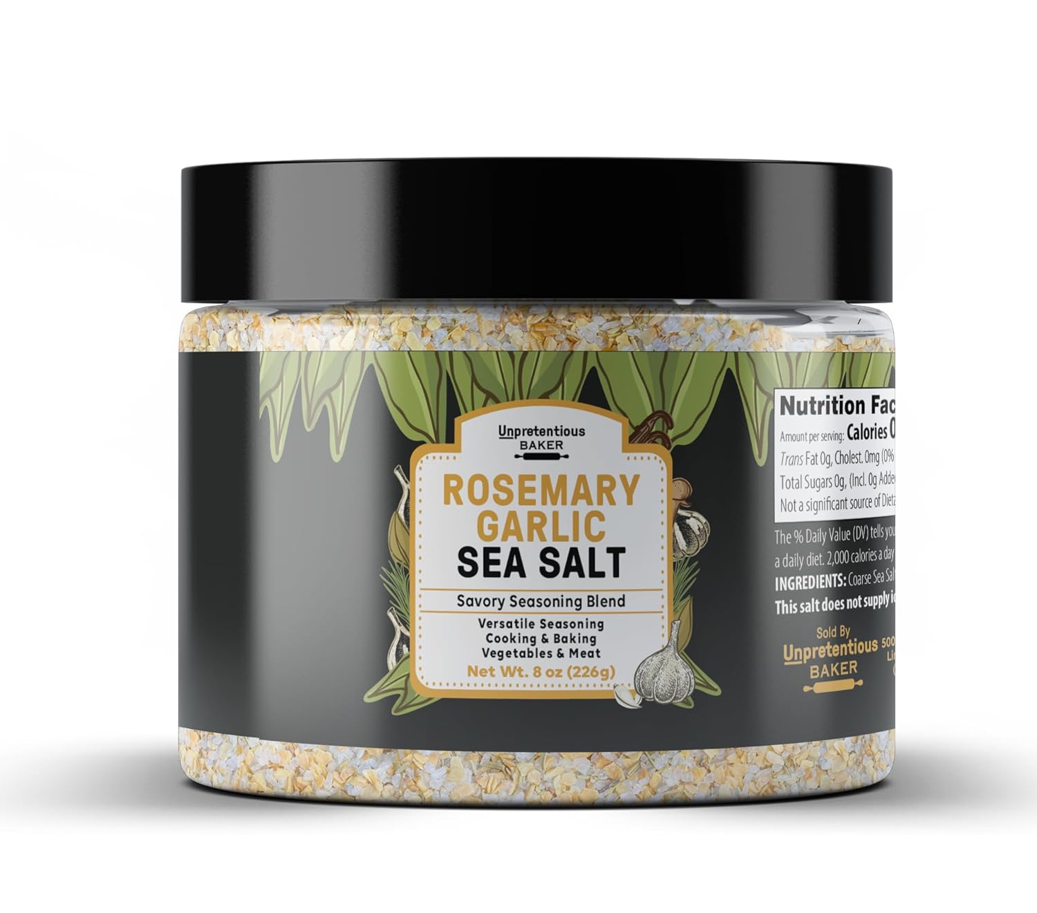 Sal Marina con Romero y Ajo Unpretentious 226.8 g