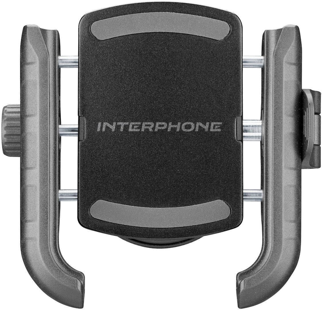 INTERPHONE SMCRAB24PRO uniwersalny uchwyt do smartfona z funkcją Anti Vibration PRO do motocykla - aluminium - wychylny o 360 do okrągłej kierownicy o średnicy 16/30 mm
