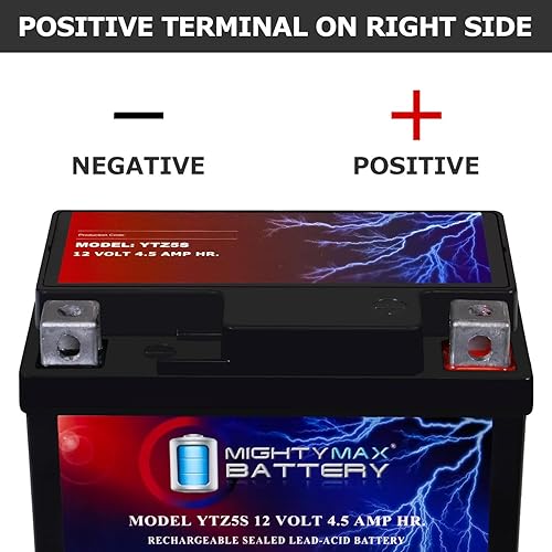 Miniatura 11 de Mighty Max Battery YTZ10S -12 voltios 8.6 AH, 190 CCA, batería de motocicleta SLA AGM sin mantenimiento recargable