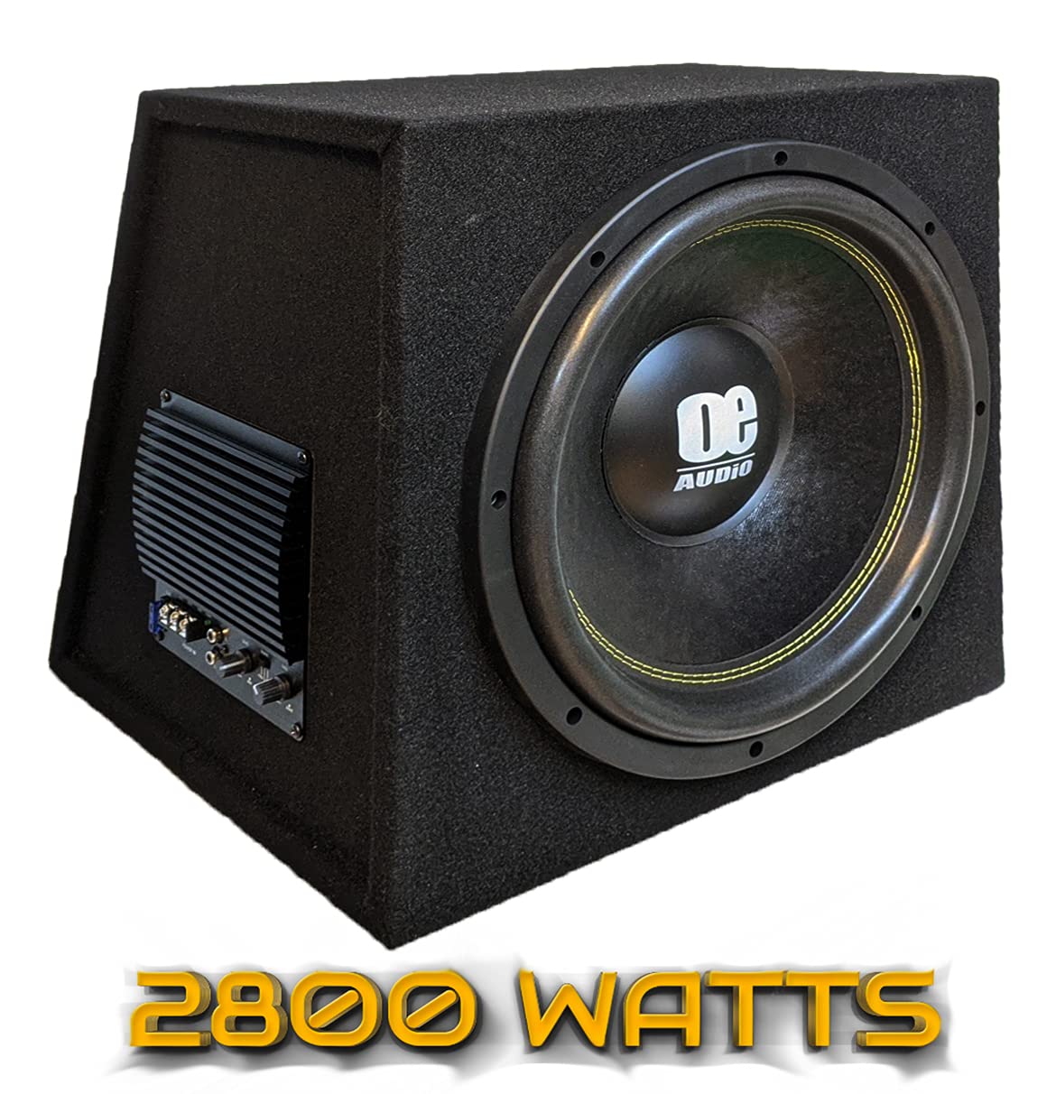 15" Bass car audio sub woofer built in active amplified 2800 watts Loud