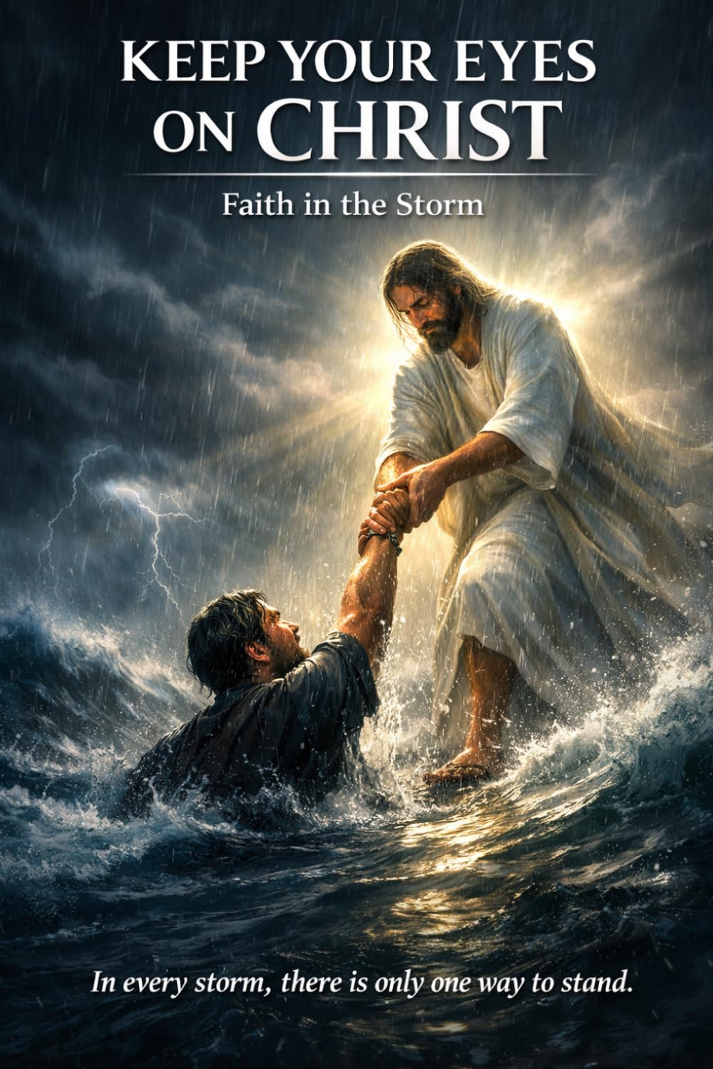 Keep Your Eyes on Christ: Faith in the Storm , NIV Bible study on Peter for spiritual growth (Bible Studies and Spiritual Growth with GHOSTLIGHT ... / Old Testament / God and Jesus Christ)