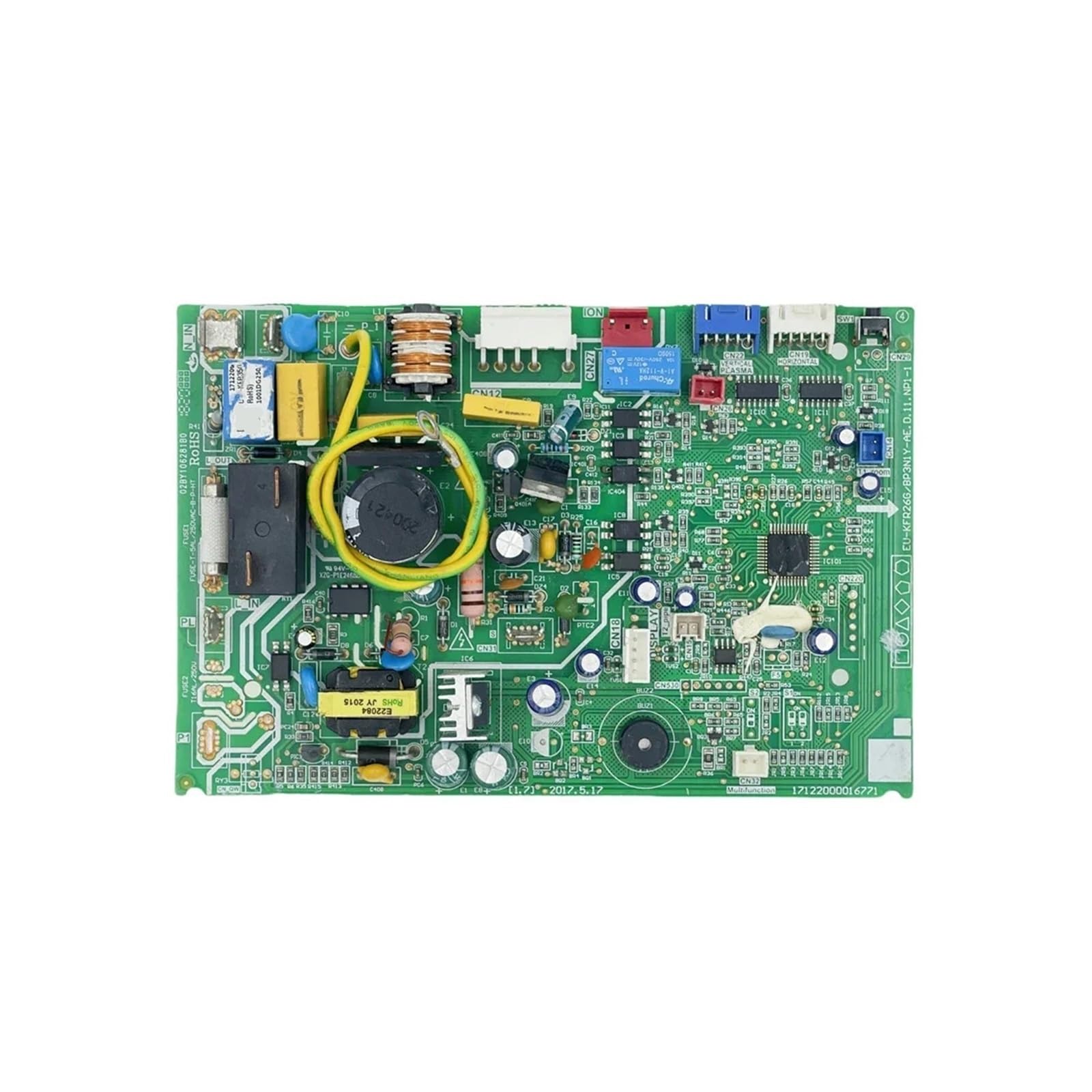 Compatible For Midea Air Conditioner Indoor Unit Control Board, EU-KFR26G/BP3N1Y-AE PCB 17122000016771 Conditioning Replacement Spare Parts
