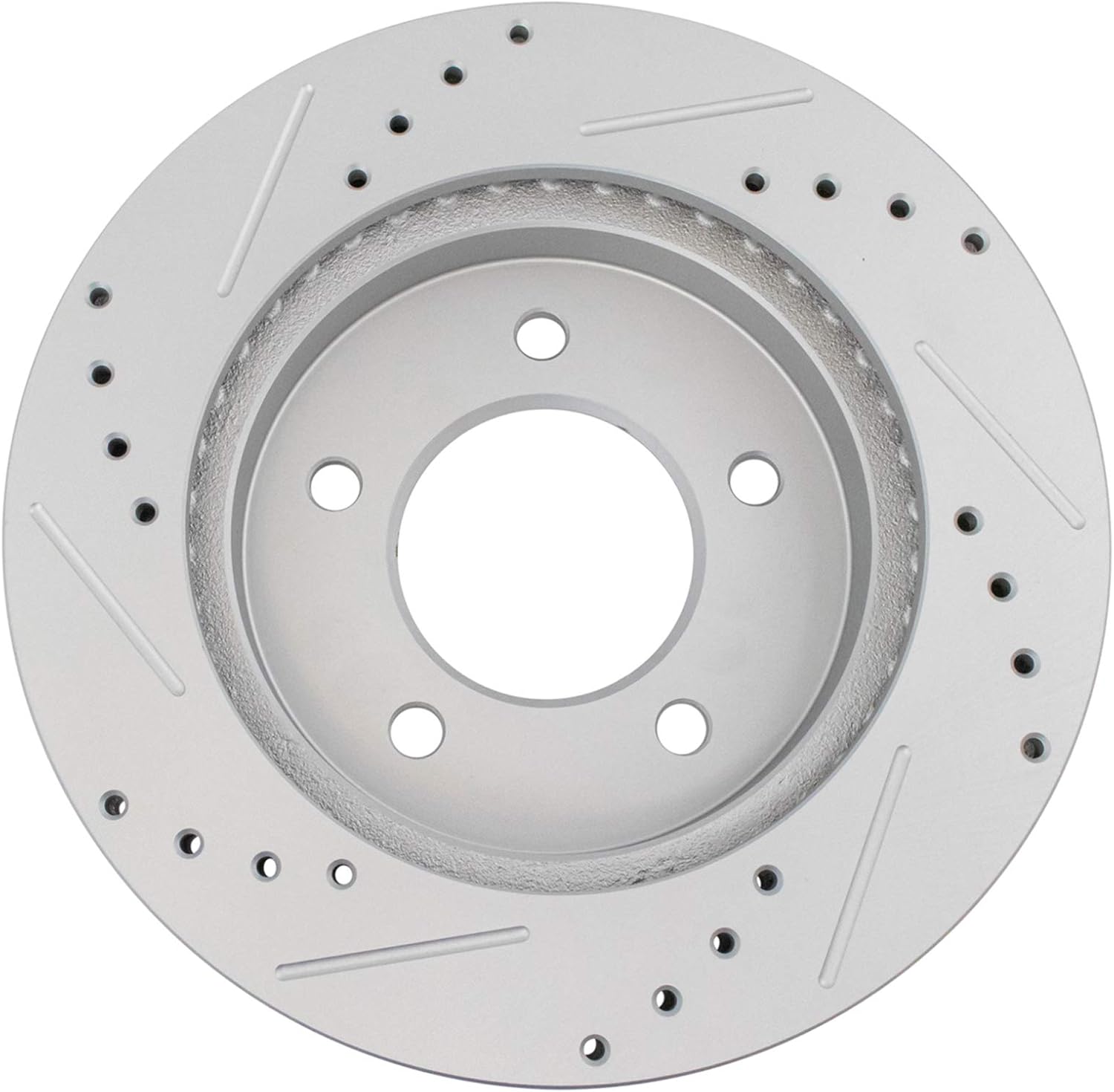 TRQ Front Performance Brake Pad & Rotor Kit Brake Chemical Kit Brake Pads Brake Rotors Set Ceramic Premium G-Coated Compatible with 1997-2003 Ford F-150 2004 F-150 Heritage