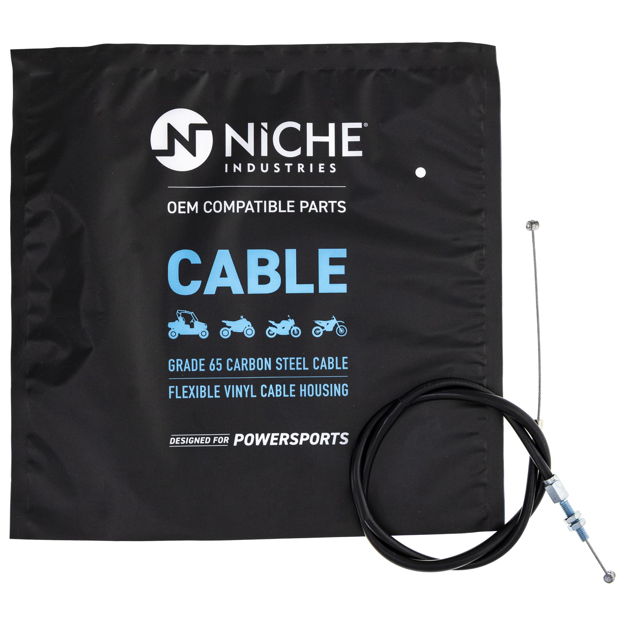 Amazon.com: NICHE Push Pull Throttle Cable Set for Kawasaki Ninja