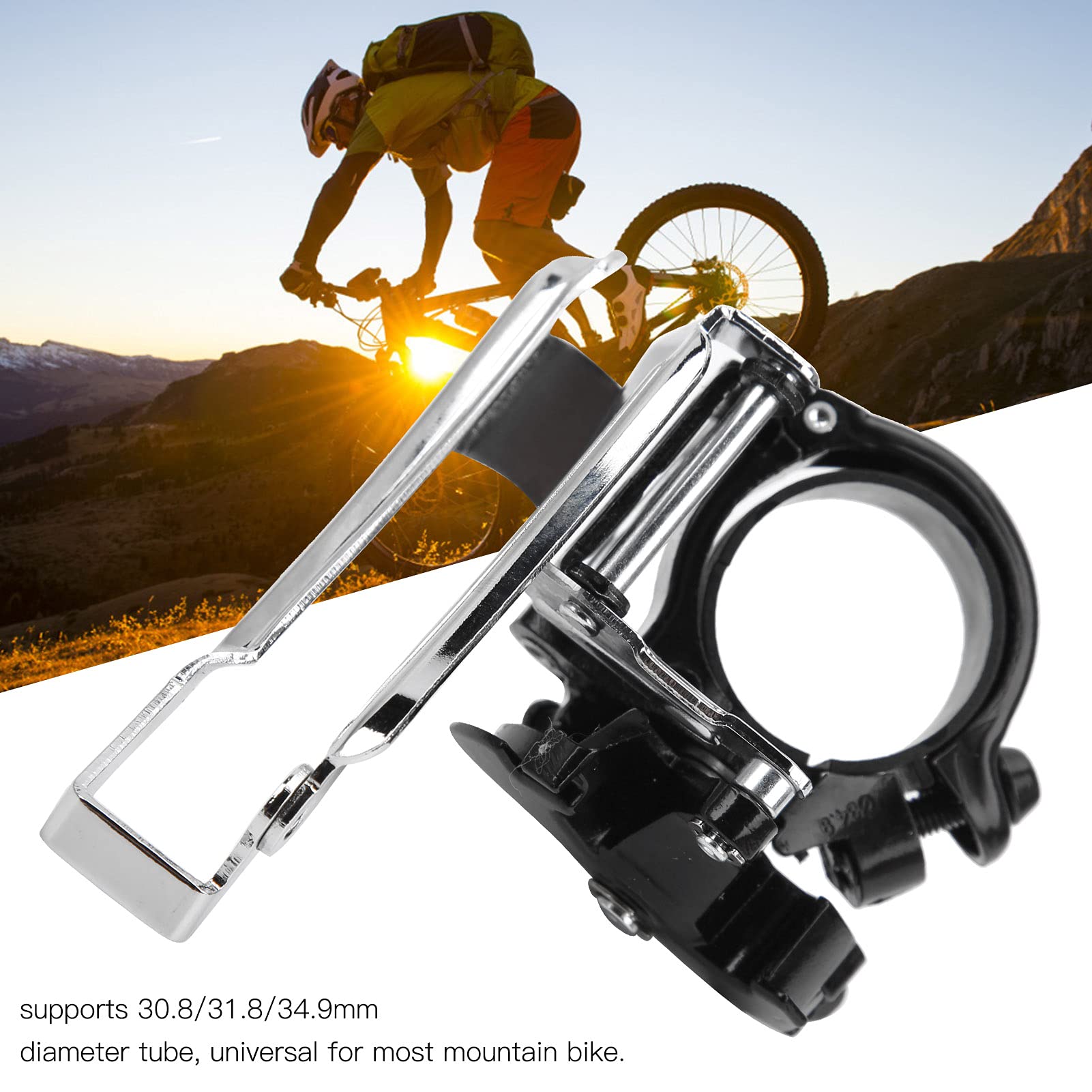 DR BIKE Bicycle Front Derailleur for 42T Chainring Smooth Shifting Easy Installation