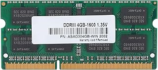 Memória RAM para Laptop, Memória RAM DDR3 1600 MHZ 4 GB 1,35 V, Fonte de Memória para Notebook, Módulo de Memória DDR3 Com Alto Desempenho e Baixo Consumo de Energia