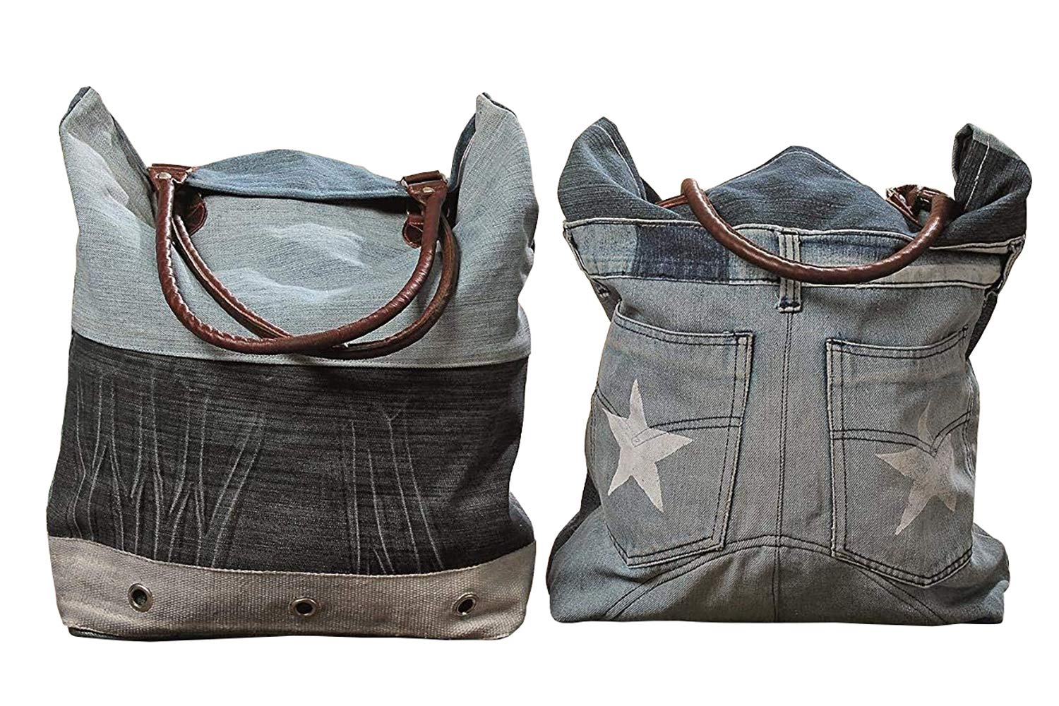 Tasche "Elonor" Canvas/Leder s