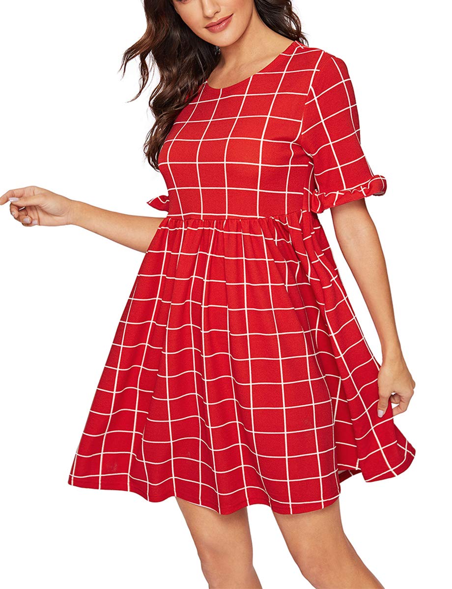 Polka Dot Baby Doll Dress The Dress Shop